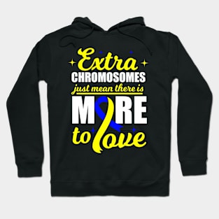 Mom Dad Love World Down Syndrome Day Hoodie